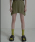 Asymmetric Skirted Flare Pants